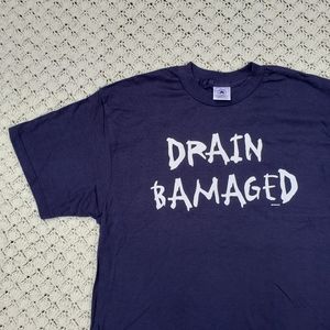 Vintage Drian Bamaged Comedy Funny Graphic Brain Damaged T Shirt